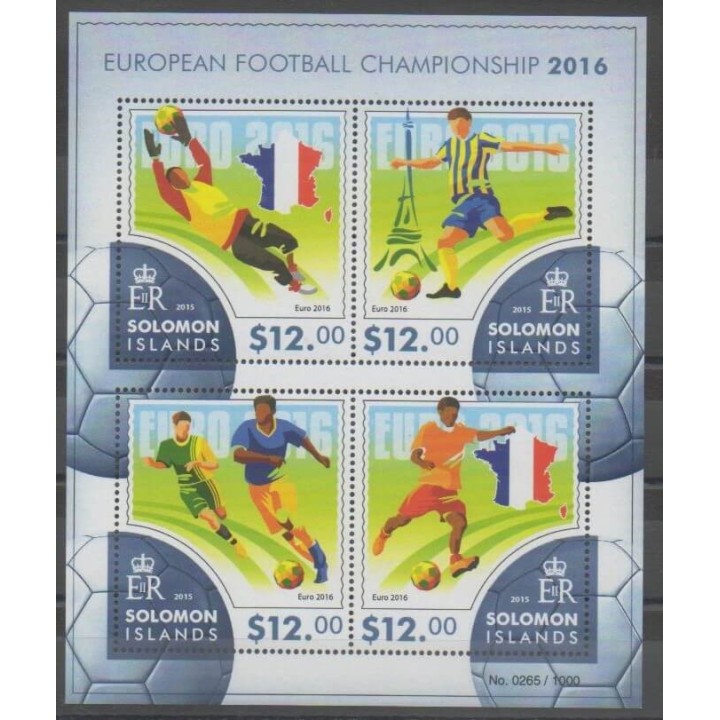 Stamps - Solomon (Islands) - 2015 - Nb 2864/2867 - Football