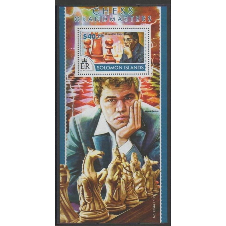 Timbres - Salomon (Iles) - 2015 - No BF443 - Échecs