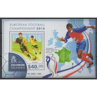 Stamps - Solomon (Islands) - 2015 - Nb BF467 - Football