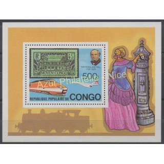 Timbres - Thème timbres sur timbres - Congo (République du) - 1979 - No BF 19