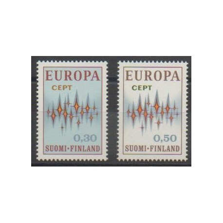 Finlande - 1972 - No 665/666 - Europa