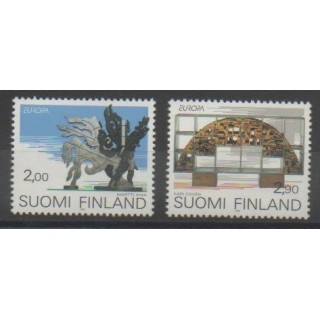 Stamps - Finland - 1993 - Nb 1172/1173 - Art - Europa