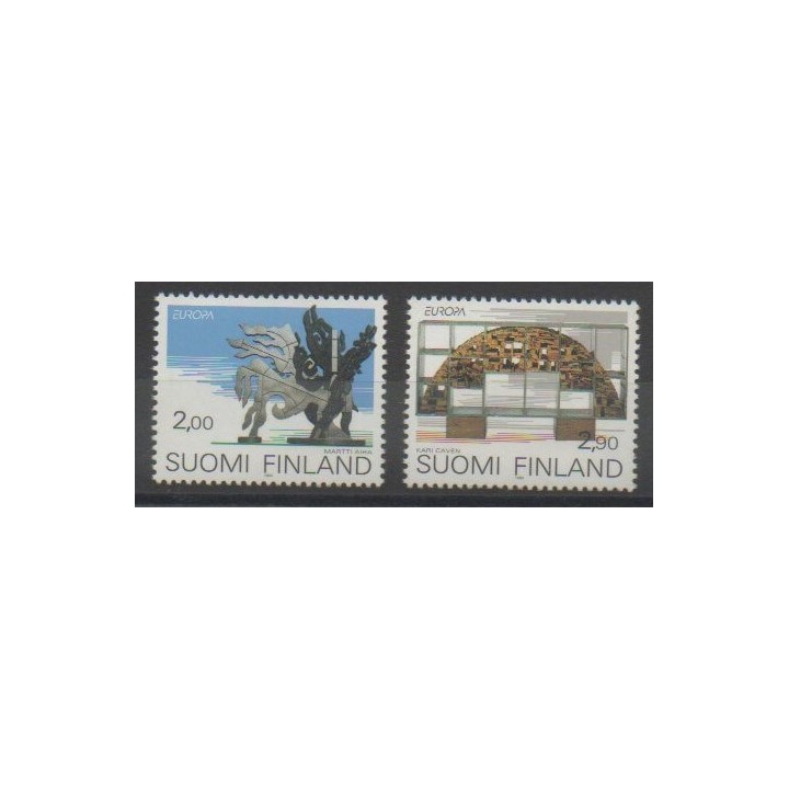 Stamps - Finland - 1993 - Nb 1172/1173 - Art - Europa