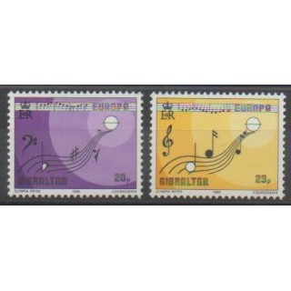 Timbres - Gibraltar - 1985 - No 495/496 - Musique - Europa