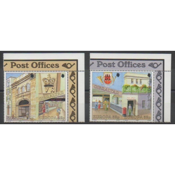 Timbres - Gibraltar - 1990 - No 599/602 - Europa