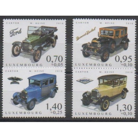 Luxembourg - 2016 - Nb 2053/2056 - Cars