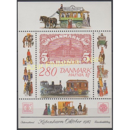 Danemark - 1987 - No BF 8 - Timbres sur timbres