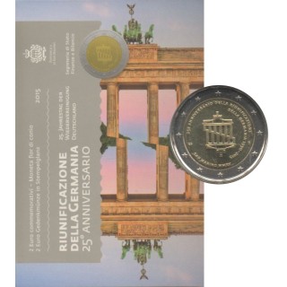Saint-Marin - 2015 - Coffret : 25ème anniv de la réunification allemande