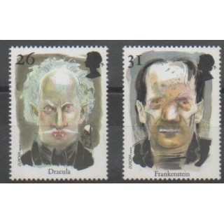 Timbres - Grande-Bretagne - 1997 - No 1957/1958 - Littérature - Europa