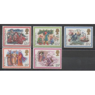 Timbres - Grande-Bretagne - 1982 - No 1062/1066 - Noël