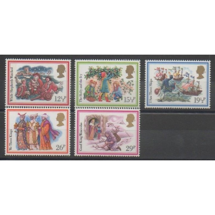 Timbres - Grande-Bretagne - 1982 - No 1062/1066 - Noël
