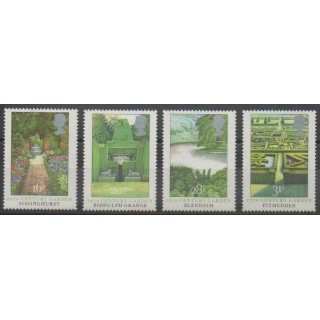 Timbres - Grande-Bretagne - 1983 - No 1100/1103 - Flore
