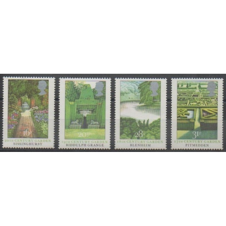Timbres - Grande-Bretagne - 1983 - No 1100/1103 - Flore