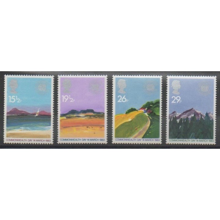 Timbres - Grande-Bretagne - 1983 - No 1071/1074 - Sites