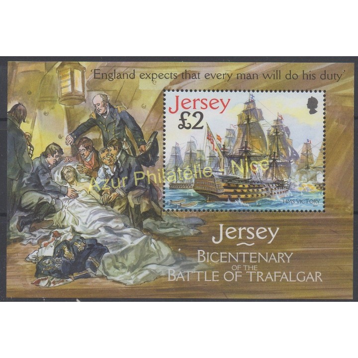 Timbres - Thème histoire divers - Jersey - 2005 - No BF 65