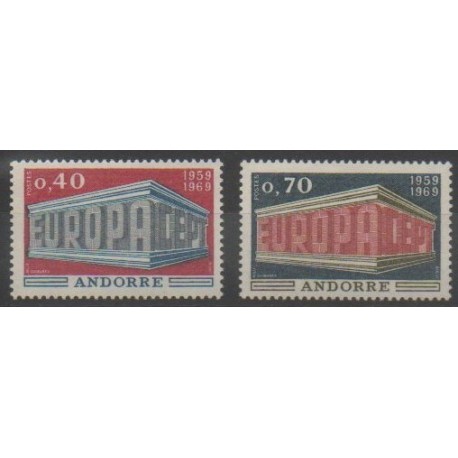 Andorre - 1969 - No 194/195 - Europa