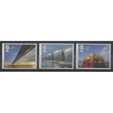 Great Britain - 1983 - Nb 1091/1093 - Science - Europa