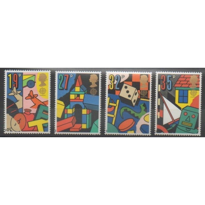Timbres - Grande-Bretagne - 1989 - No 1380/1383 - Enfance - Europa