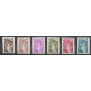 Stamps - France - Poste - 1981 - Nb 2118/2123