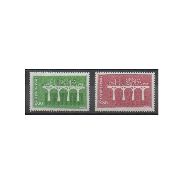 Timbres - Andorre - 1984 - No 329/330 - Europa
