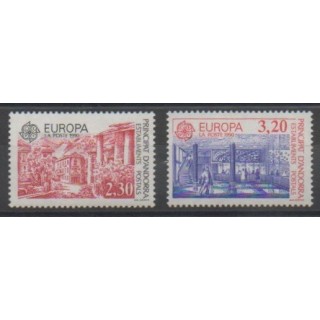 Stamps - French Andorra - 1990 - Nb 388/389 - Europa