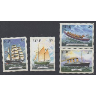 Timbres - Thème bateaux - Irlande - 1999 - No 1137/1140