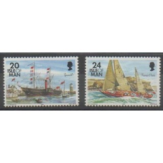 Timbres - Man (Ile de) - 1995 - No 658/659 - Navigation