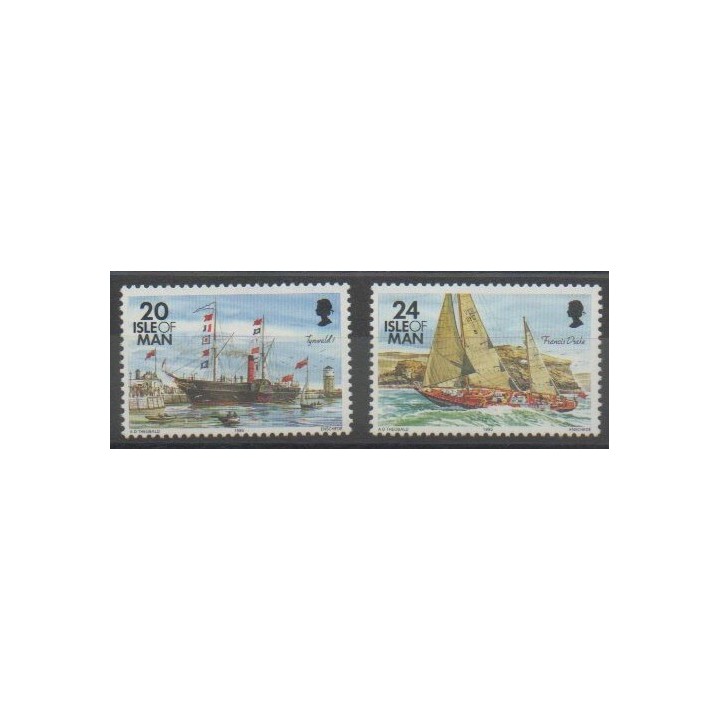 Stamps - Man (Isle of) - 1995 - Nb 658/659 - Boats