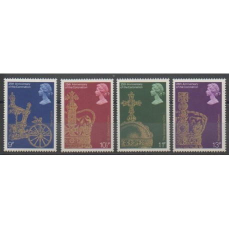 Great Britain - 1978 - Nb 864/867 - Royalty