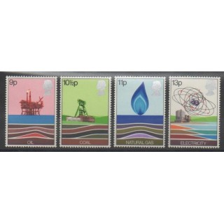 Stamps - Great Britain - 1978 - Nb 855/858 - Science
