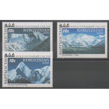 Kyrgyzstan - 2000 - Nb 159/161 - Sights