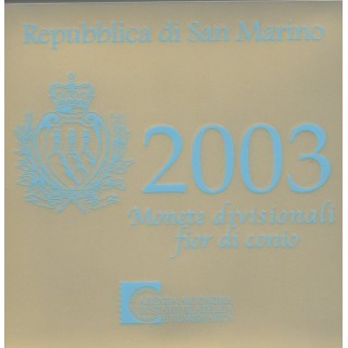 Saint-Marin - 2003 - Série BU