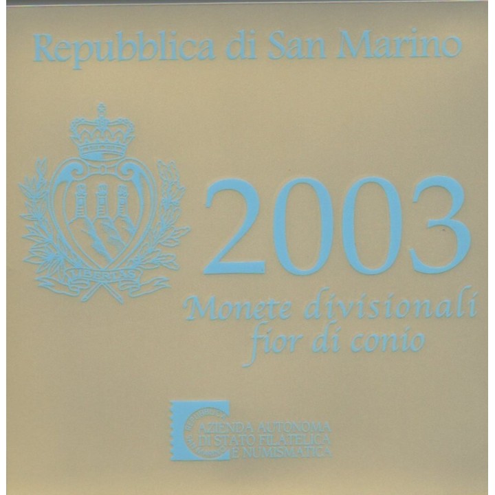 Saint-Marin - 2003 - Série BU