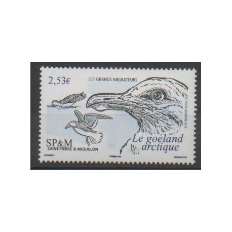 Saint-Pierre and Miquelon - Airmail - 2006 - Nb PA86 - Birds