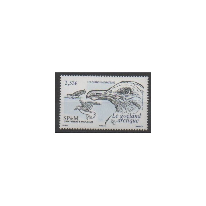 Timbres - Saint-Pierre et Miquelon - Poste aérienne - 2006 - No PA86 - Oiseaux