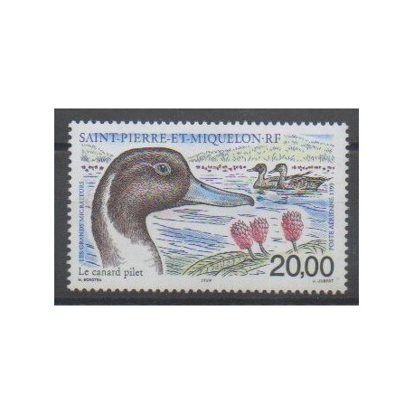 Saint-Pierre et Miquelon - Poste aérienne - 1999 - No PA79 - Oiseaux
