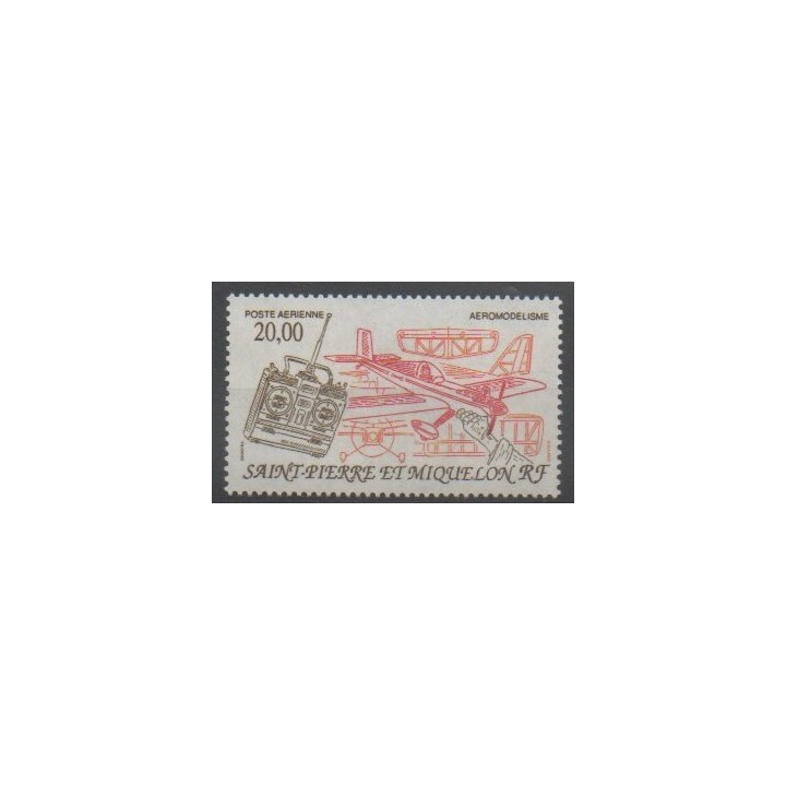 Stamps - Saint-Pierre and Miquelon - Airmail - 1992 - Nb PA71 - Planes