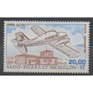 Stamps - Saint-Pierre and Miquelon - Airmail - 1989 - Nb PA68 - Planes