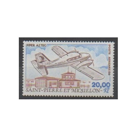 Saint-Pierre and Miquelon - Airmail - 1989 - Nb PA68 - Planes