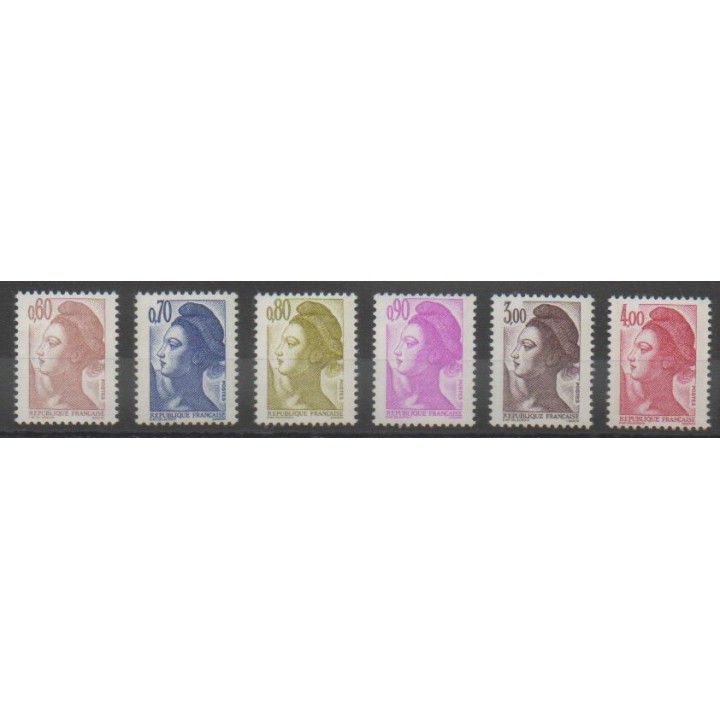 Timbres - France - Poste - 1982 - No 2239/2244