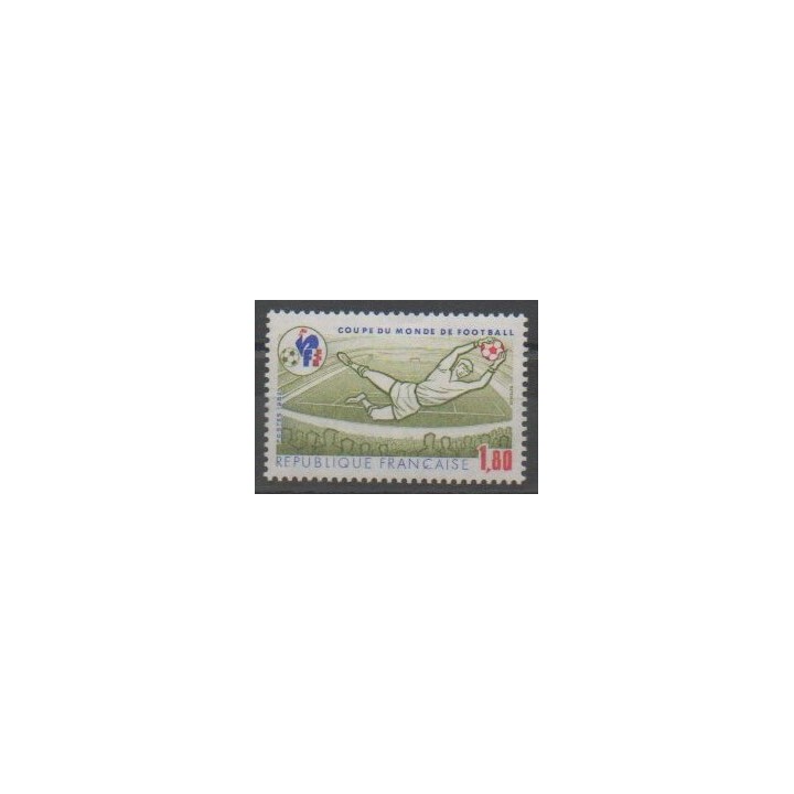 Timbres - France - Poste - 1982 - No 2209 - Coupe du monde de football