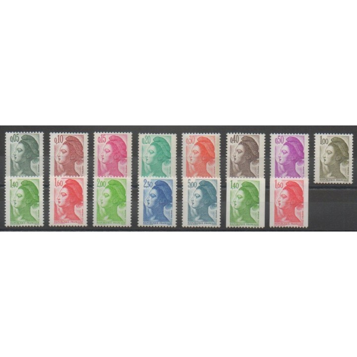Stamps - France - Poste - 1982 - Nb 2178/2192