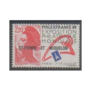 Stamps - Saint-Pierre and Miquelon - 1988 - Nb 489 - Exhibition