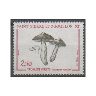 Stamps - Saint-Pierre and Miquelon - 1989 - Nb 497 - Mushrooms