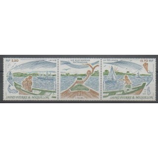 Stamps - Saint-Pierre and Miquelon - 1989 - Nb 509A - Boats