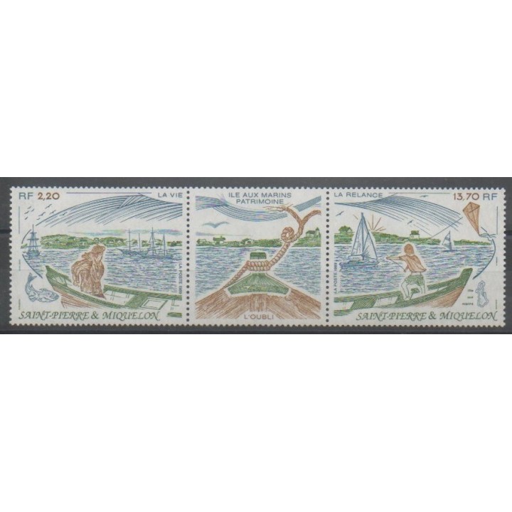 Timbres - Saint-Pierre et Miquelon - 1989 - No 509A - Navigation