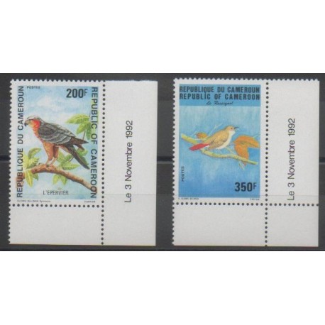 Cameroon - 1992 - Nb 863/864 - Birds