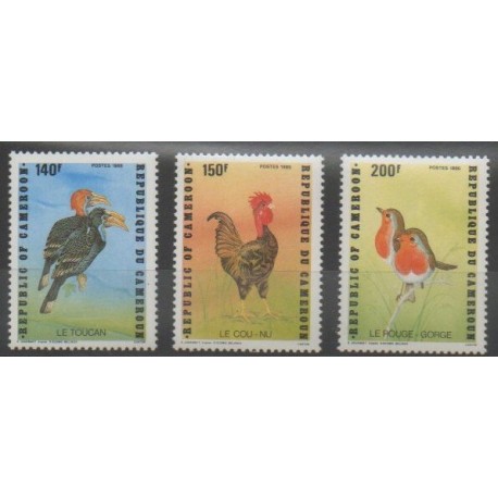 Cameroon - 1985 - Nb 777/779 - Birds