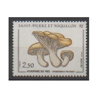Stamps - Saint-Pierre and Miquelon - 1987 - Nb 475 - Mushrooms