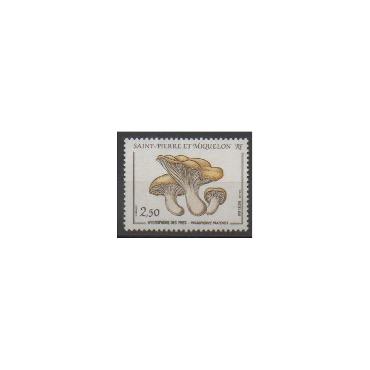 Timbres - Saint-Pierre et Miquelon - 1987 - No 475 - Champignons